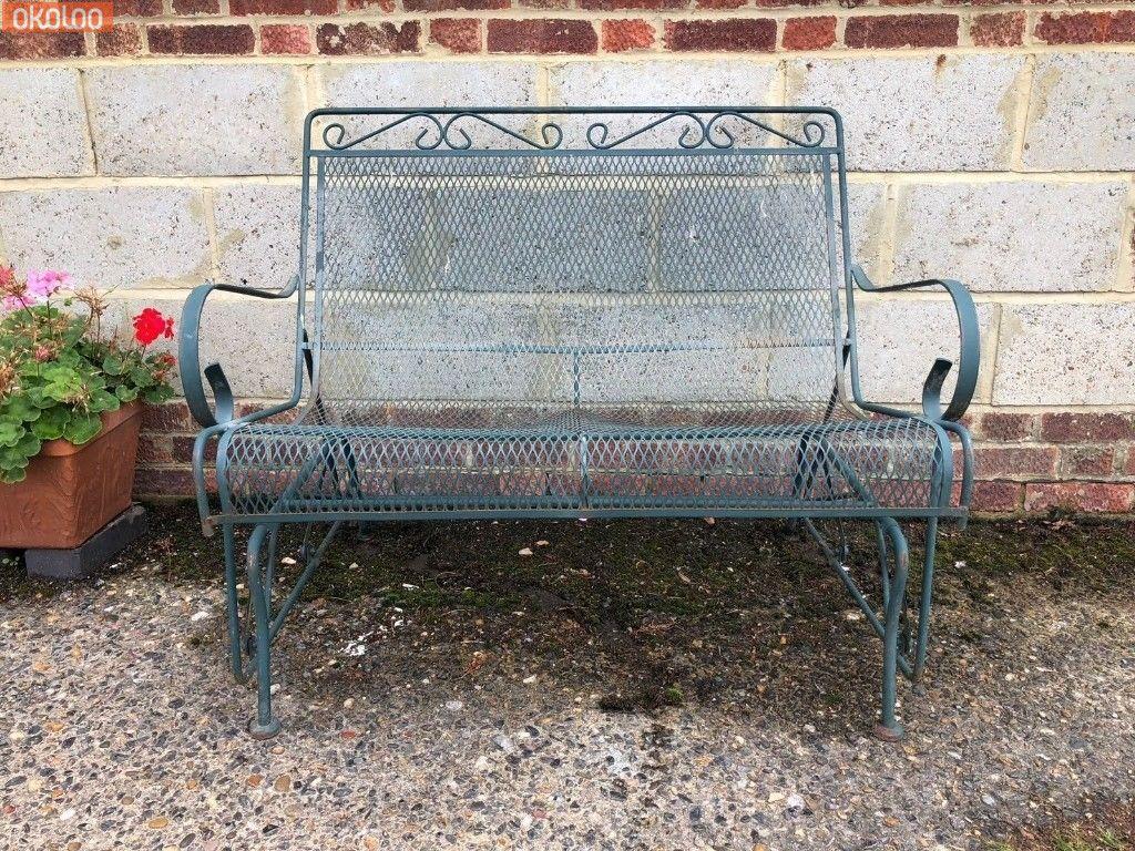 Outdoor Metal Rocking Bench Garden/outdoor and DIY Metal Garden Rocking Bench - Patio - Outdoor ...