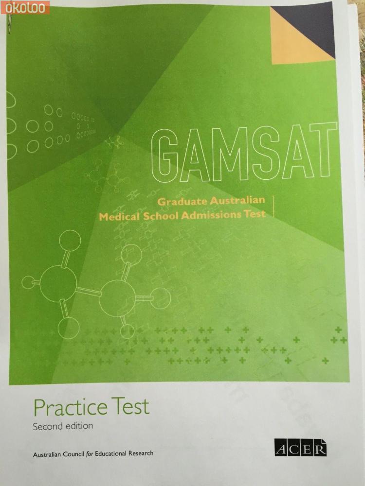 Books/magazines ACER Gamsat Practice Test Booklets / Gamsat Preparation Material Bundle Very